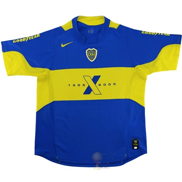 Calcio Maglie Home Maglia Boca Juniors Retro 2005 Blu