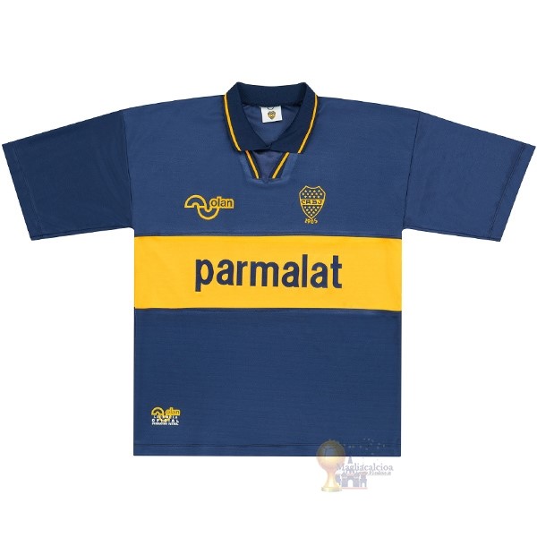 Calcio Maglie Home Maglia Boca Juniors Stile rétro 1994 1995 Blu
