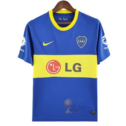 Calcio Maglie Home Maglia Boca Juniors Stile rétro 2010 2011 Blu