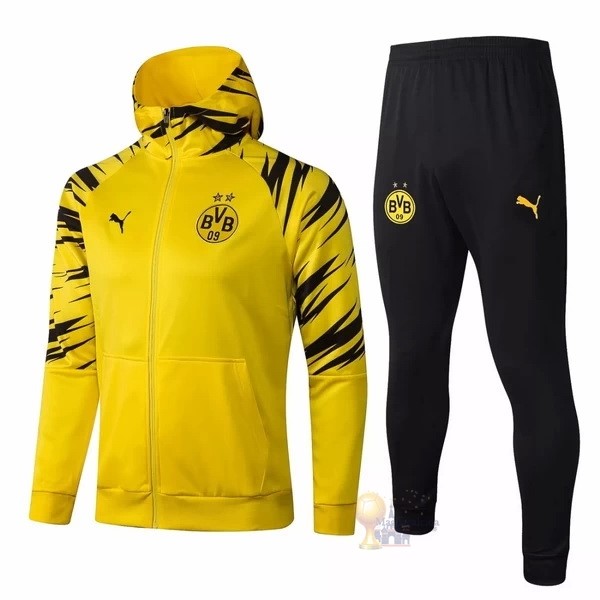 Calcio Maglie Chaqueta Con Capucha Boroussia Dorotmund 2020 2021 Giallo