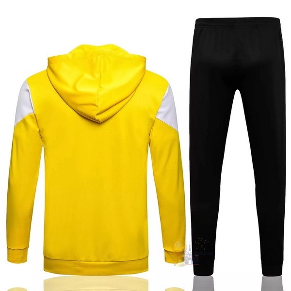 Calcio Maglie Felpa Cappuccio Boroussia Dorotmund 2021 2022 Giallo Nero