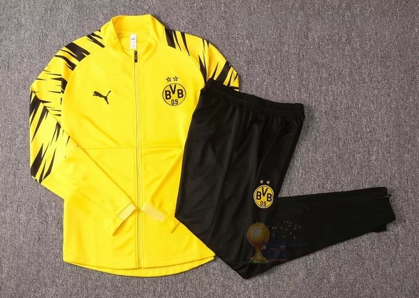 Calcio Maglie Giacca Boroussia Dorotmund 2020 2021 Giallo Nero