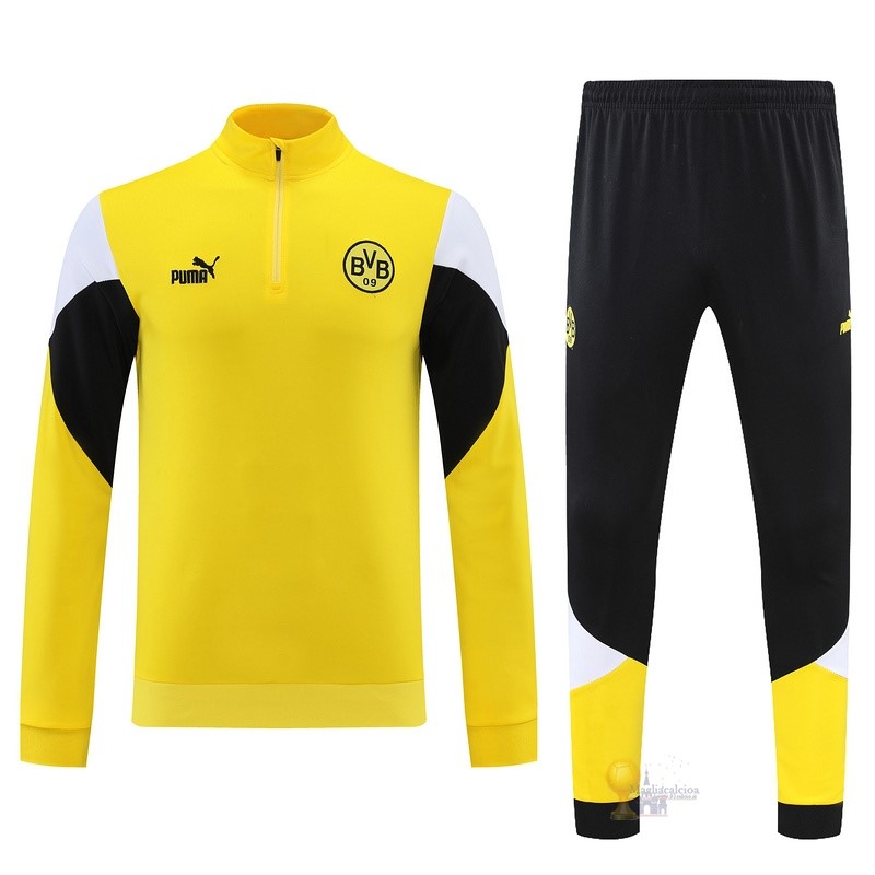 Calcio Maglie Giacca Boroussia Dorotmund 2021 2022 Giallo Nero Bianco