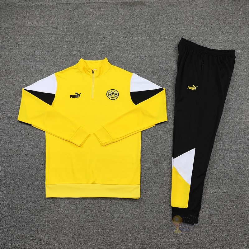 Calcio Maglie Giacca Boroussia Dorotmund 2021 2022 Giallo Nero Bianco