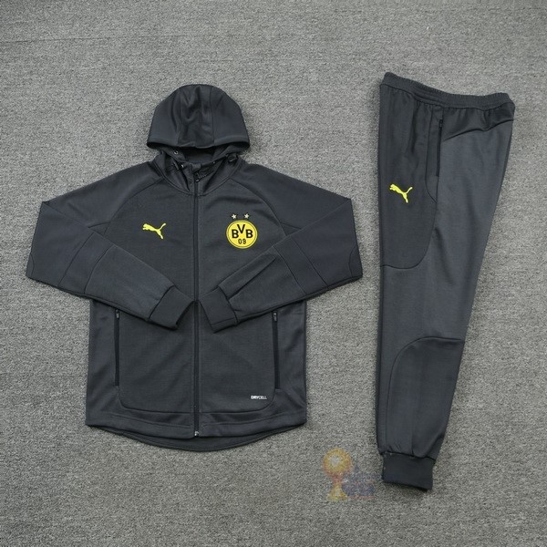 Calcio Maglie Giacca Boroussia Dorotmund 2021 2022 Grigio Navy