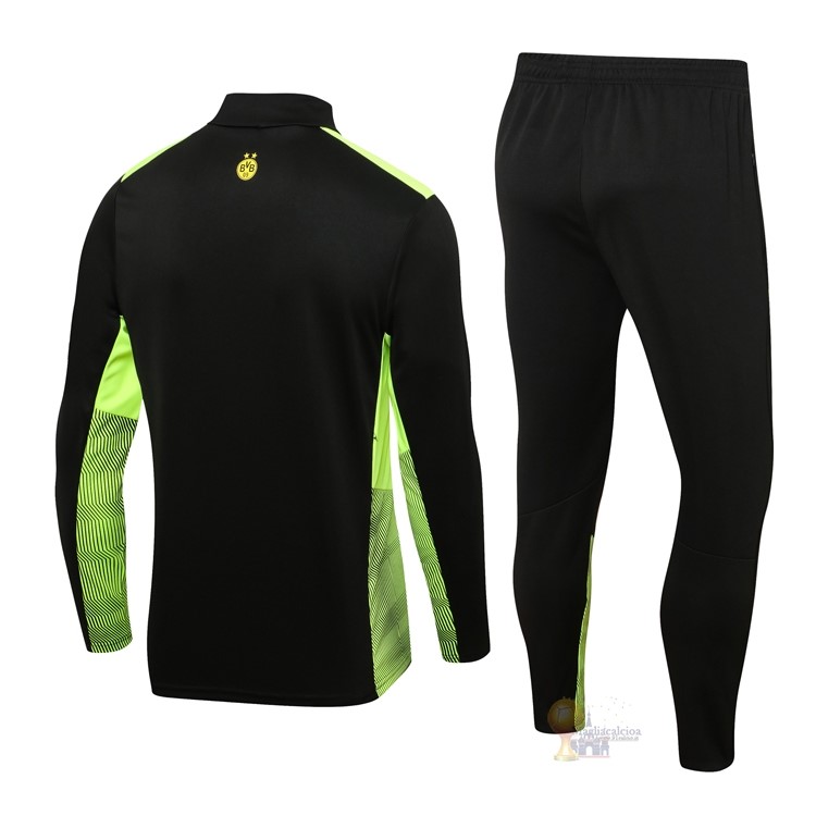 Calcio Maglie Giacca Boroussia Dorotmund 2021 2022 I Nero Verde