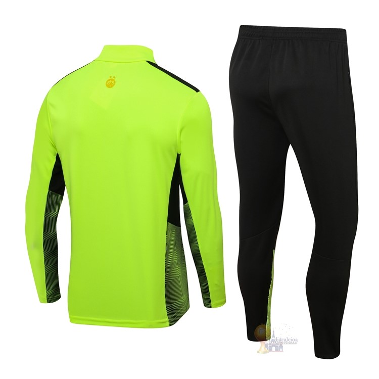 Calcio Maglie Giacca Boroussia Dorotmund 2021 2022 I Verde Nero