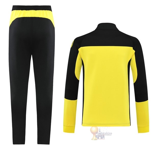 Calcio Maglie Giacca Boroussia Dorotmund 2021 2022 Nero Giallo