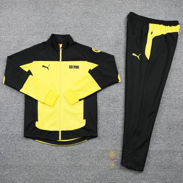 Calcio Maglie Giacca Boroussia Dorotmund 2021 2022 Nero Giallo