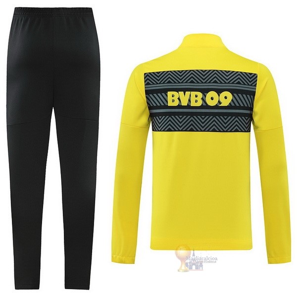 Calcio Maglie Giacca Boroussia Dorotmund 2022 2023 Nero Giallo