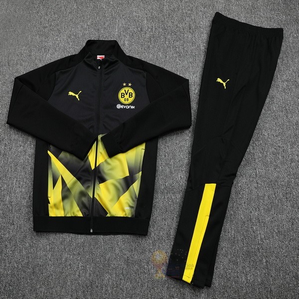 Calcio Maglie Tuta Presentazione Boroussia Dorotmund 2019 2020 Giallo Nero Bianco