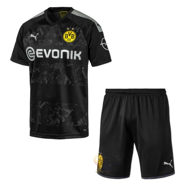 Calcio Maglie Away Conjunto De Bambino Boroussia Dorotmund 2019 2020 Nero