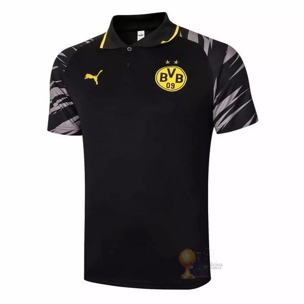 Calcio Maglie Polo Boroussia Dorotmund 2020 2021 Nero