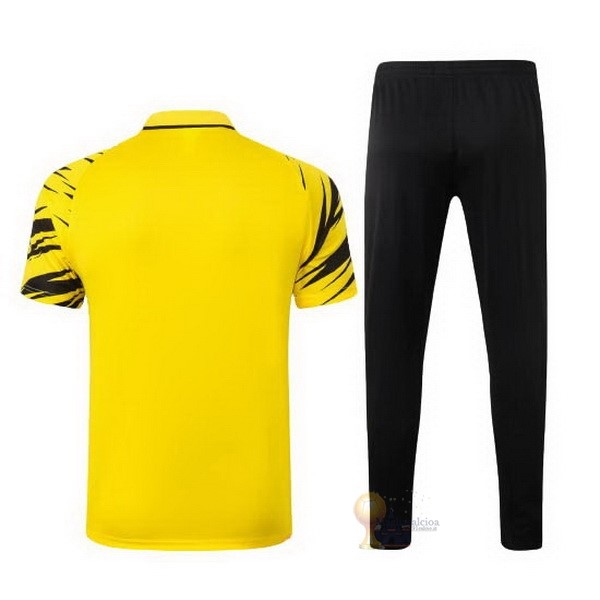 Calcio Maglie Set Completo Polo Boroussia Dorotmund 2020 2021 Giallo Nero