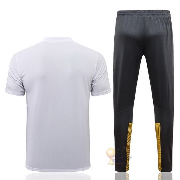 Calcio Maglie Set Completo Polo Boroussia Dorotmund 2021 2022 Bianco Nero