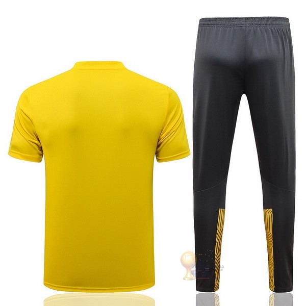 Calcio Maglie Set Completo Polo Boroussia Dorotmund 2021 2022 Giallo