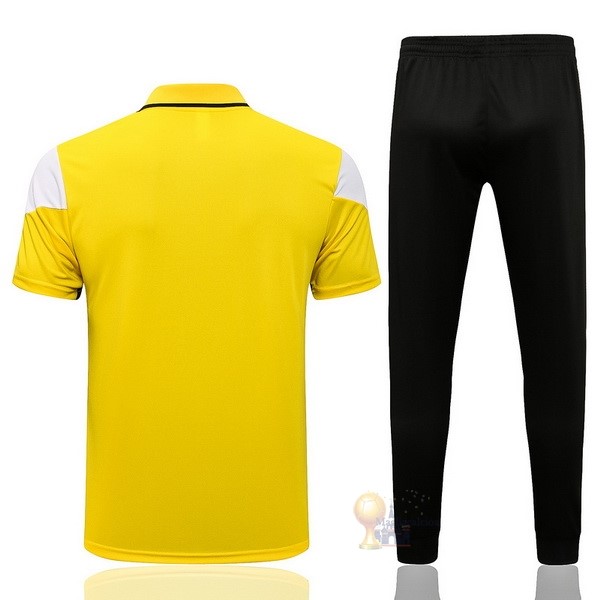 Calcio Maglie Set Completo Polo Boroussia Dorotmund 2021 2022 Giallo