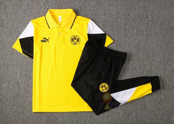 Calcio Maglie Set Completo Polo Boroussia Dorotmund 2021 2022 Giallo