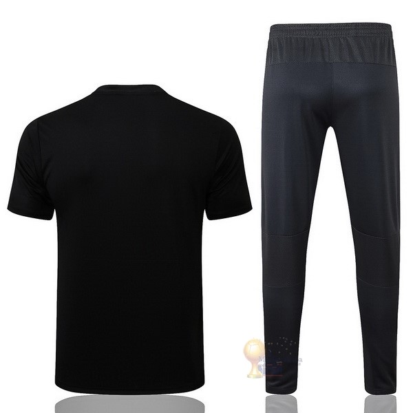 Calcio Maglie Set Completo Polo Boroussia Dorotmund 2022 2023 Nero Giallo