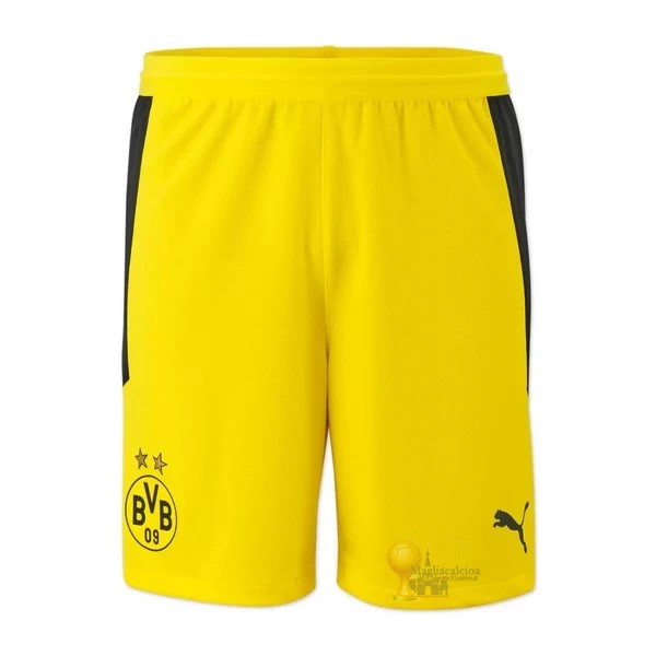 Calcio Maglie Away Pantaloni Borussia Dortmund 2020 2021 Giallo