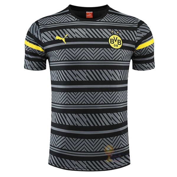 Calcio Maglie Formazione Boroussia Dorotmund 2022 2023 Grigio I Giallo