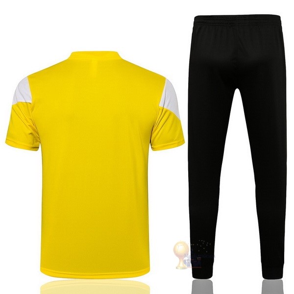 Calcio Maglie Formazione Set Completo Borussia Dortmund 2021 2022 Giallo Nero Bianco
