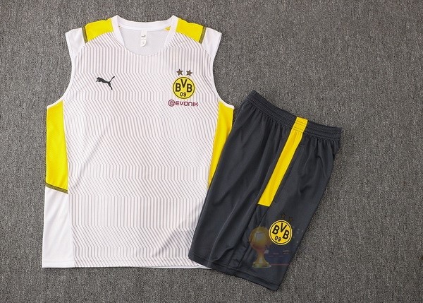 Calcio Maglie Formazione Sin Mangas Set Completo Boroussia Dorotmund 2021 2022 Bianco