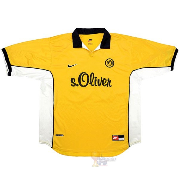 Calcio Maglie Home Maglia Boroussia Dorotmund Retro 1998 Giallo