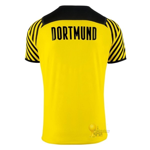 Calcio Maglie Home Maglia Borussia Dortmund 2021 2022 Giallo