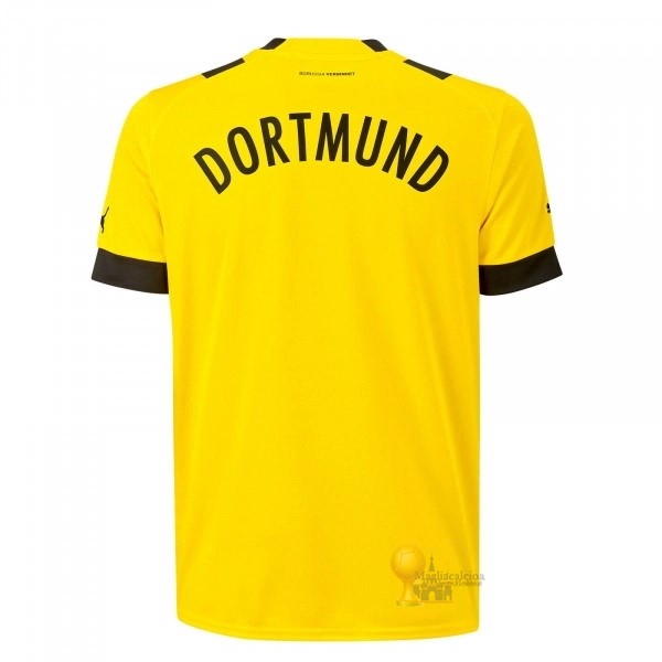 Calcio Maglie Home Maglia Borussia Dortmund 2022 2023 Giallo