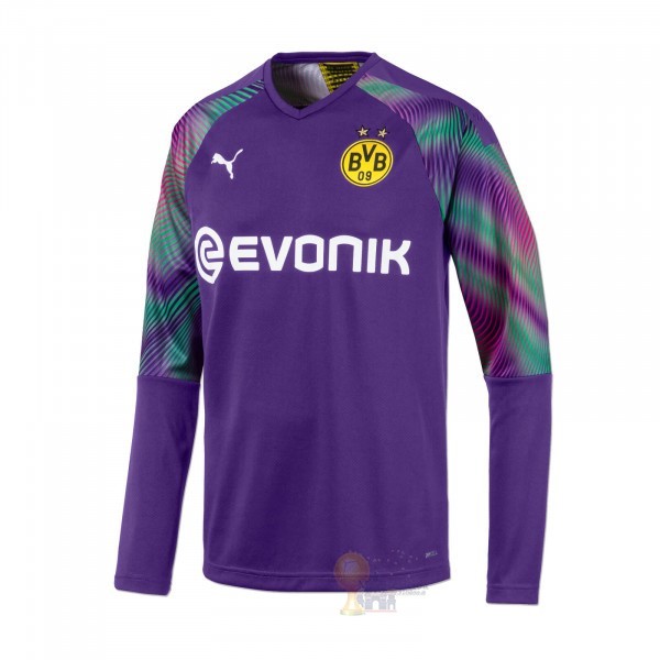 Calcio Maglie Maglia Manica lunga Portiere Boroussia Dorotmund 2019 2020 Purpureo