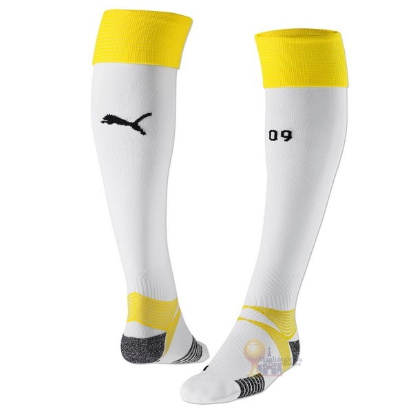 Calcio Maglie Tercera Calcetines Borussia Dortmund 2020 2021 Bianco