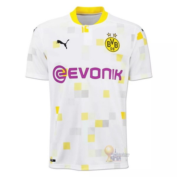 Calcio Maglie Thailandia Terza Maglia Borussia Dortmund 2020 2021 Bianco