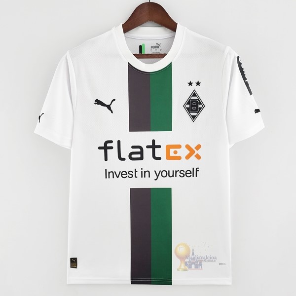 Calcio Maglie Home Maglia Boroussia Mönchengladbach 2022 2023 Bianco