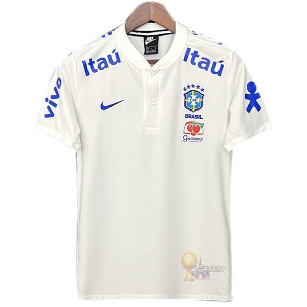 Calcio Maglie Polo Brasile 2022 Bianco