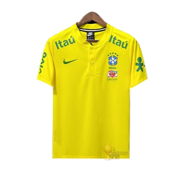 Calcio Maglie Polo Brasile 2022 I Giallo