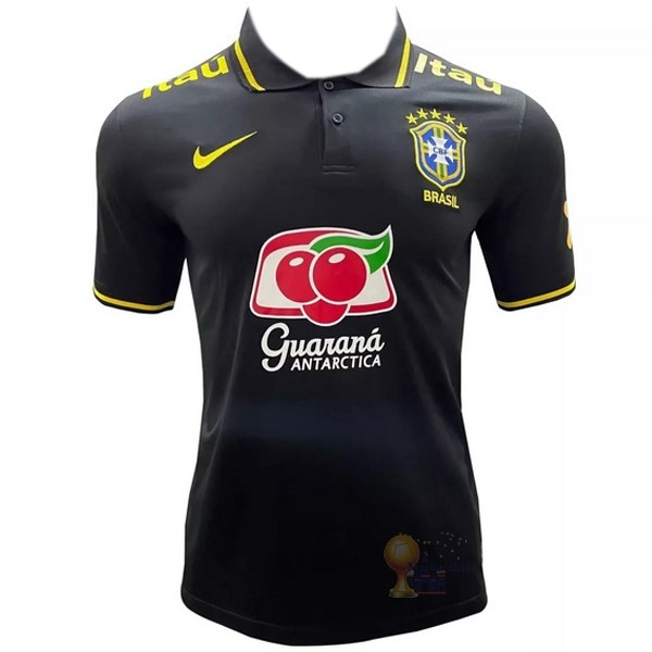 Calcio Maglie Polo Brasile 2022 Nero