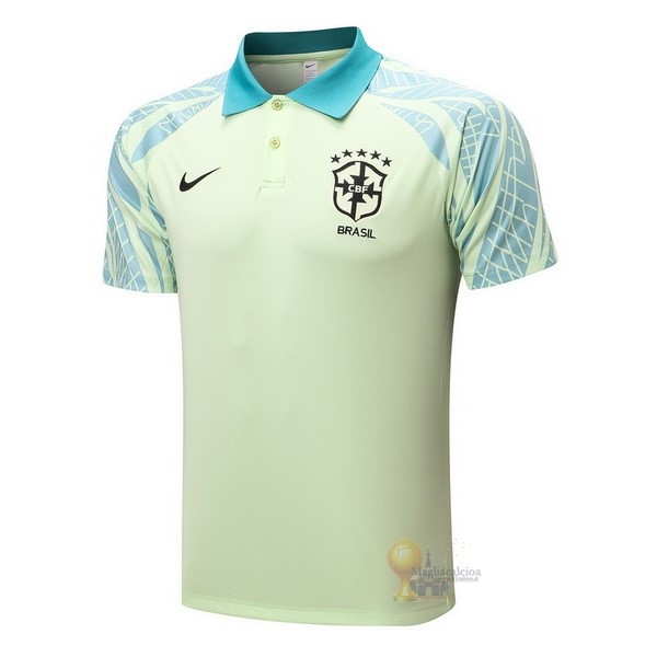 Calcio Maglie Polo Brasile 2022 Verde