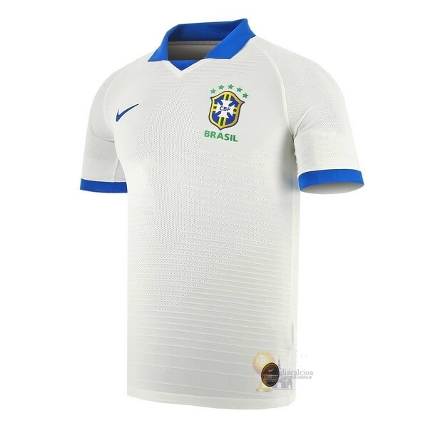 Calcio Maglie Away Maglia Brasile Stile rétro 2019 Bianco