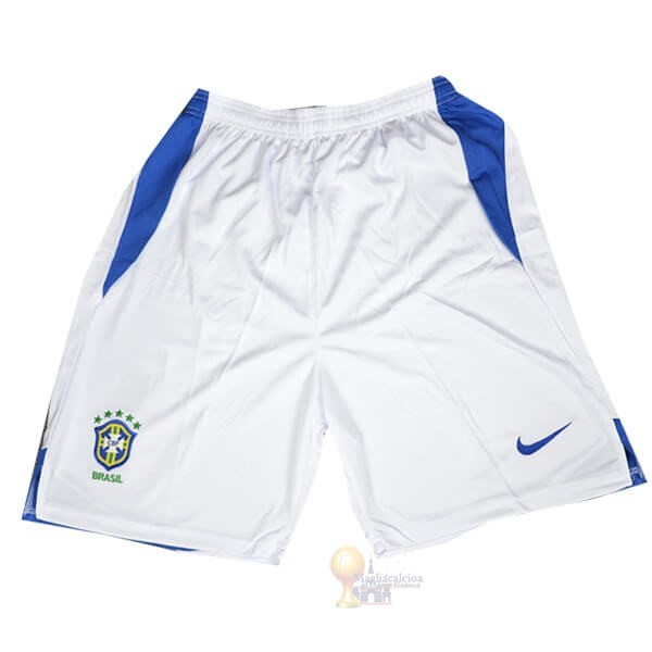 Calcio Maglie Away Pantaloni Brasile Retro 2004 Bianco