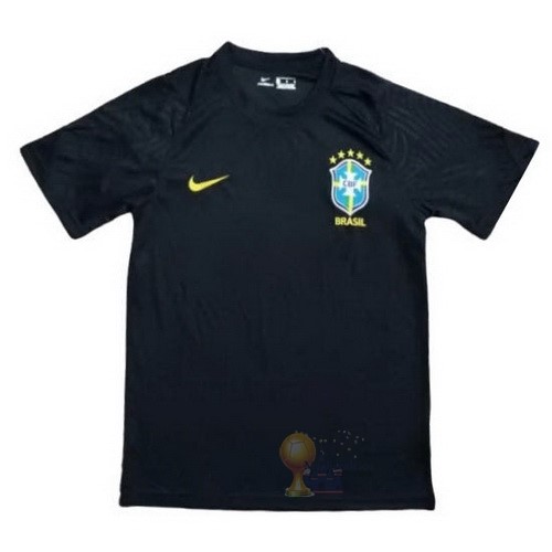 Calcio Maglie Formazione Brasile 2020 Nero