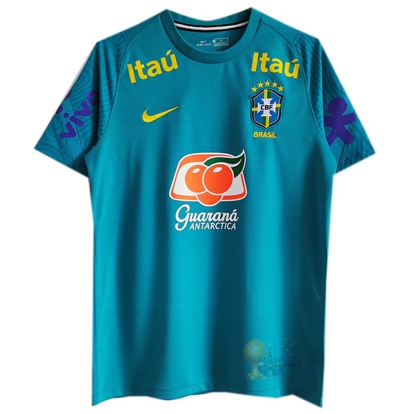 Calcio Maglie Formazione Brasile 2021 Blu