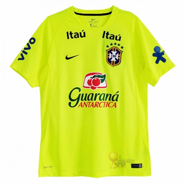 Calcio Maglie Formazione Brasile 2022 Verde Giallo