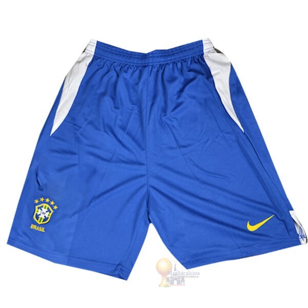 Calcio Maglie Home Pantaloni Brasile Retro 2004 Blu