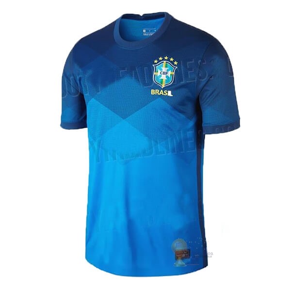 Calcio Maglie Thailandia Away Maglia Brasile 2020 Blu