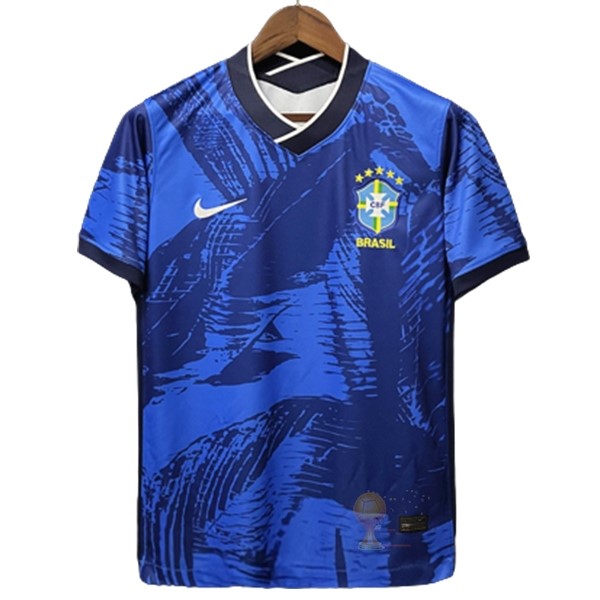 Calcio Maglie Thailandia Concept Away Maglia Brasile 2022 Blu