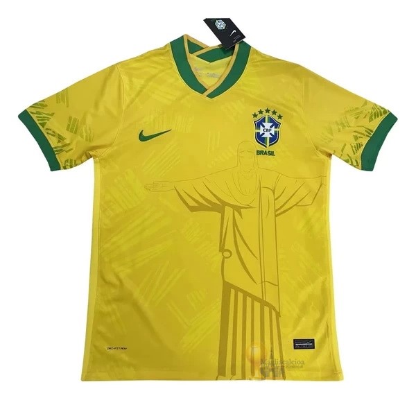 Calcio Maglie Thailandia speciale Maglia Brasile 2022 Giallo