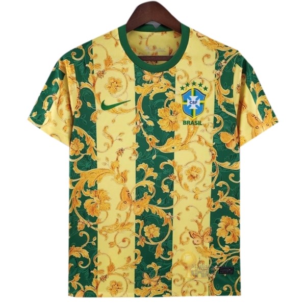 Calcio Maglie Thailandia speciale Maglia Brasile 2022 Giallo Verde