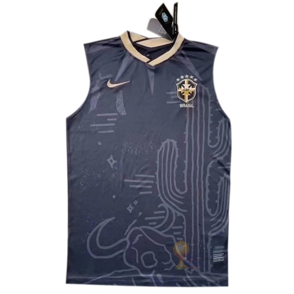 Calcio Maglie speciale Maglia Sin Mangas Brasile 2022 Nero