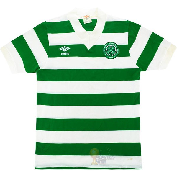 Calcio Maglie Home Maglia Celtic Retro 1980 1982 Verde